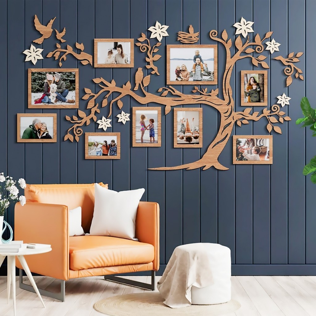 Khung Ảnh Gỗ - Cây Gia Đình (In Theo Yêu Cầu, Lưu Giữ Kỷ Niệm Ấm Áp)_thumbnail_7