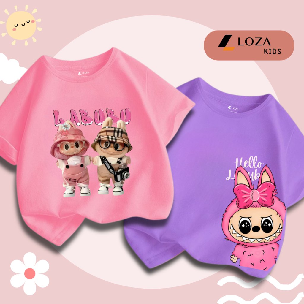 Áo thun bé gái in hình Labubu - Mã CA004_thumbnail_4
