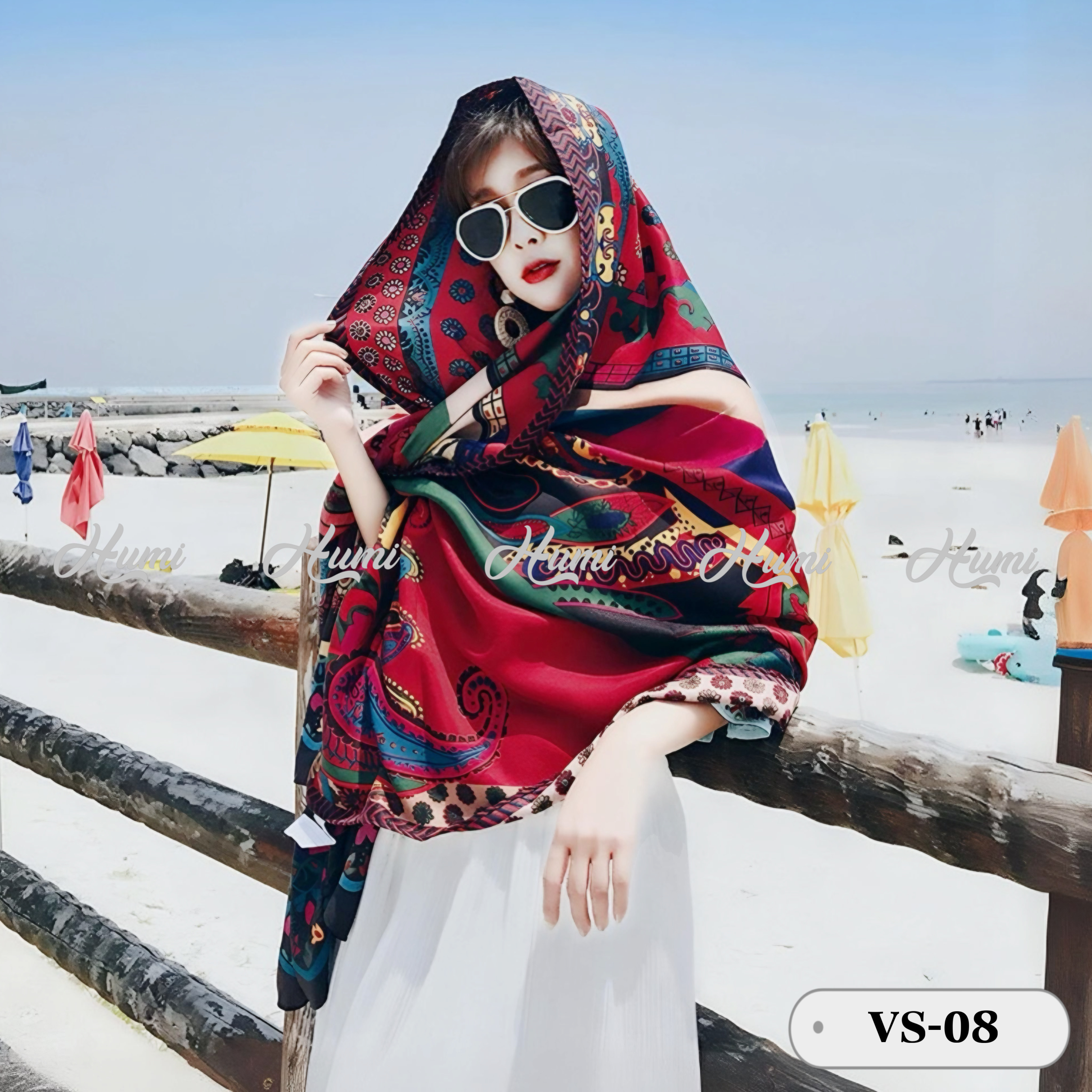 KHĂN HỌA TIẾT THỔ CẨM (VS08)