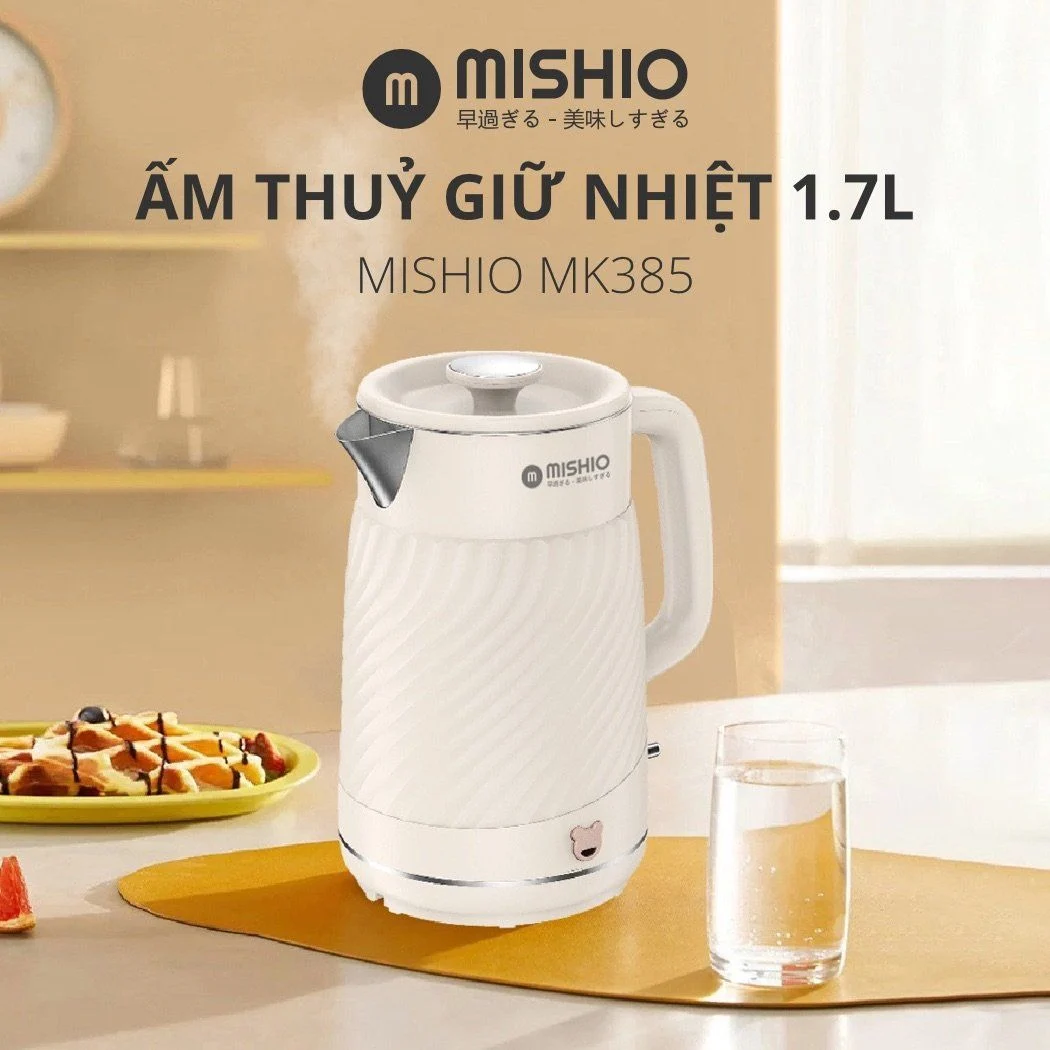 Bình đun giữ nhiệt Mishio MK385 - tặng bình giữ nhiệt_thumbnail_2
