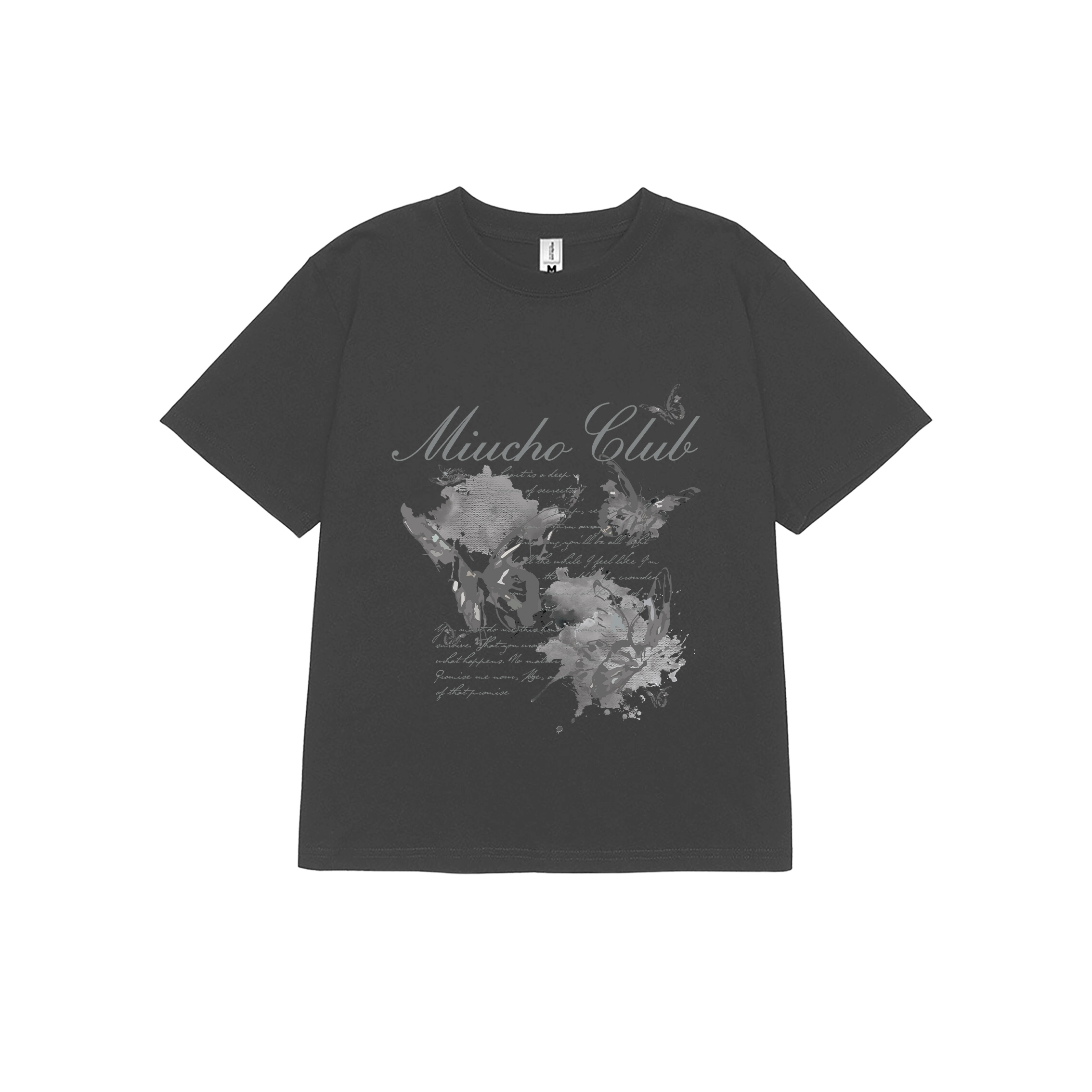 Áo thun baby tee form ôm ABD1443 Miucho tay ngắn cổ tròn hotrend in mix