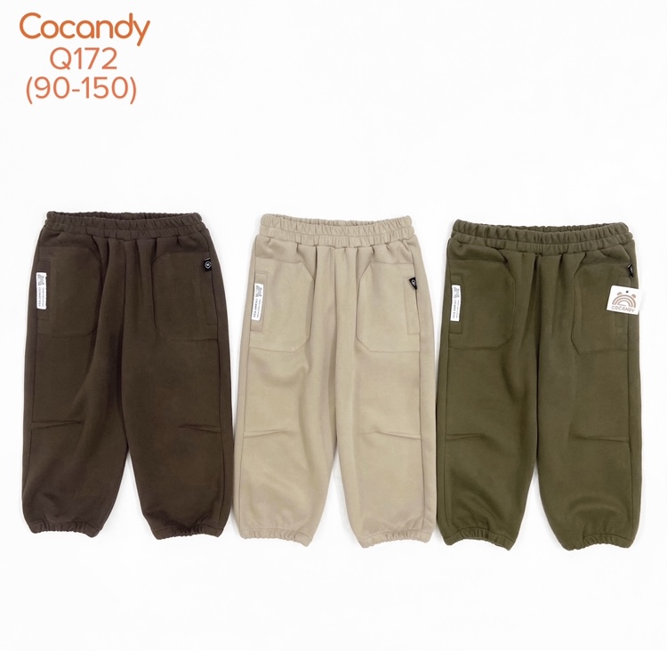 Quần dài BE ĐẬM trơn bo gấu_thumbnail_2