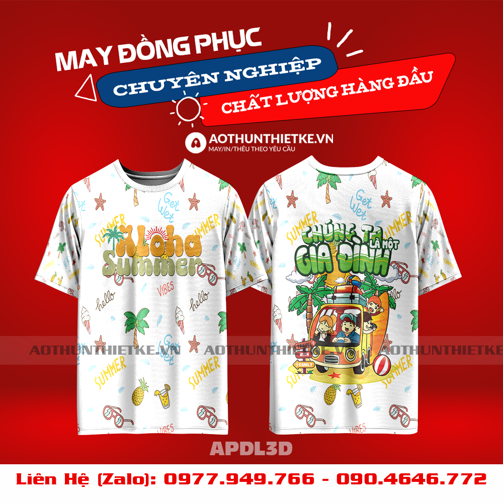 Áo Phông Du Lịch 3D-TK65