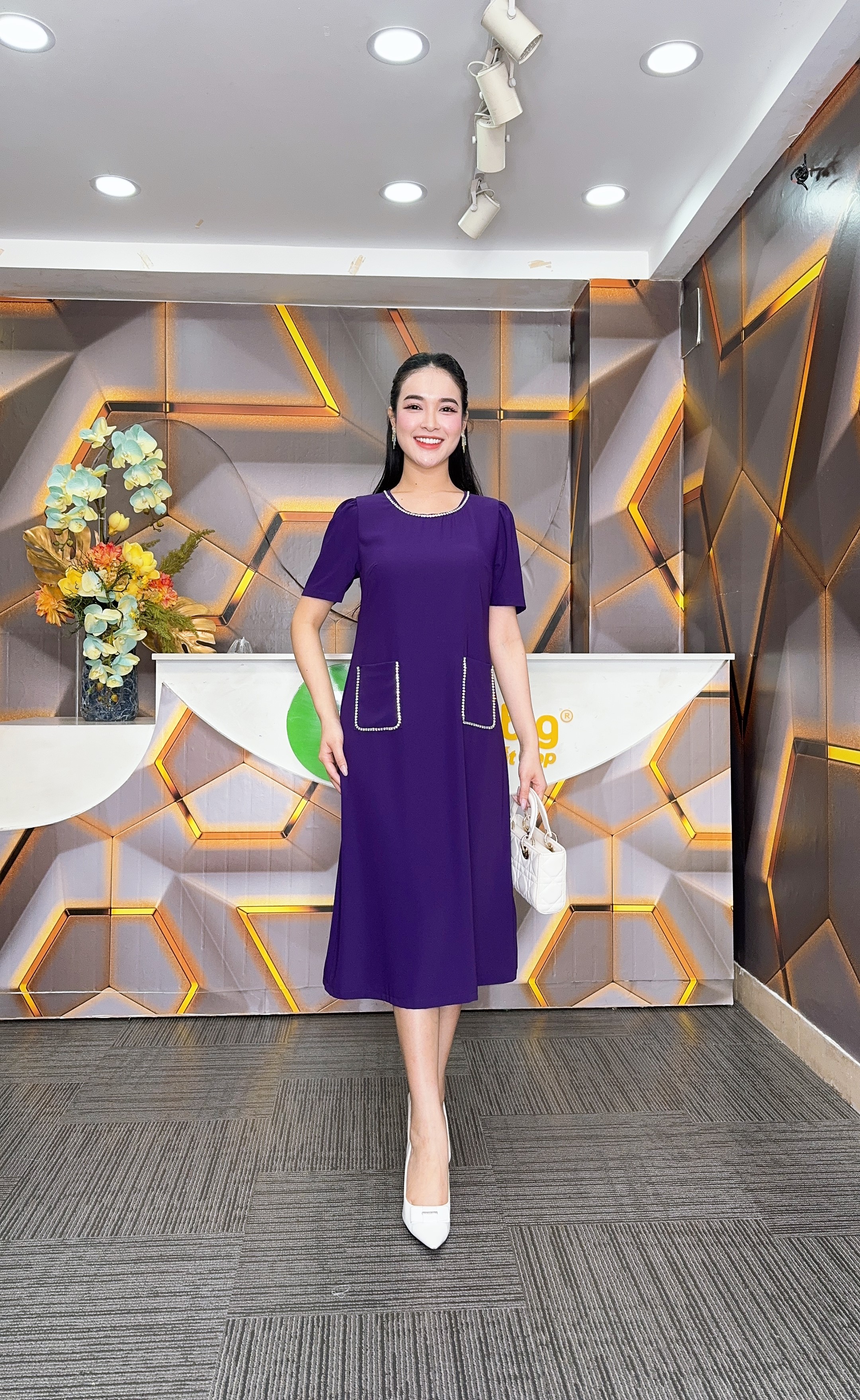 Đầm suông - Y1797 - Thương hiệu Zonbig_thumbnail_4