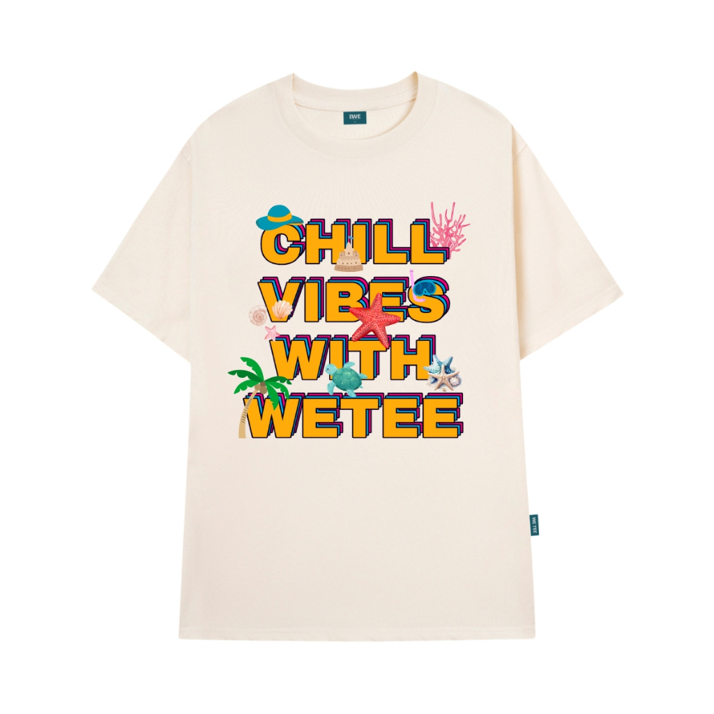 Áo thun unisex nam nữ CHILL VIBES local brand We Tee form oversize rộng cotton 250gsm - WU1074_thumbnail_2