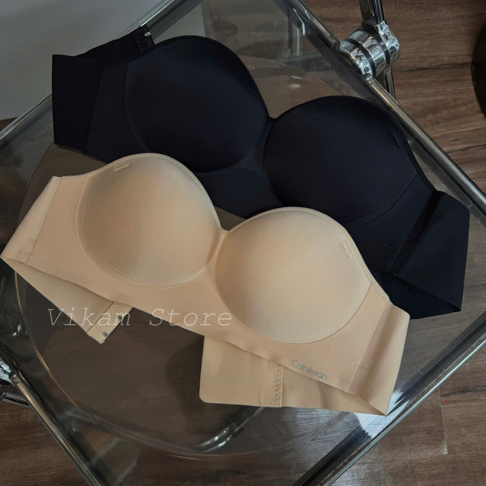 [Mã CK05] Áo Ngực Nữ Đệm Mỏng Áo Lót Nữ Cup Ngang Bản To Ôm Vòng 1 Vikam_thumbnail_1