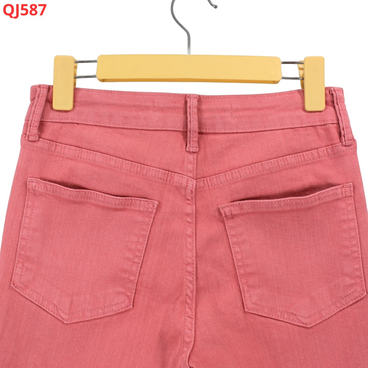 QJ587 Quần jeans hồng - loe_thumbnail_4