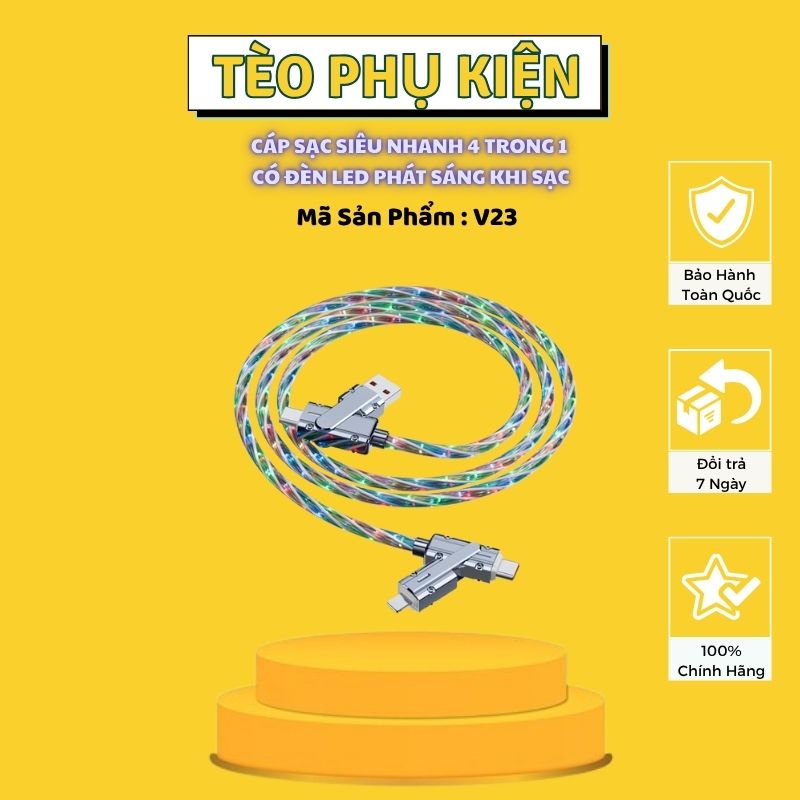 DÂY CÁP SẠC DỮ LIỆU SIÊU NHANH BỐN TRONG MỘT RGB PD60W VỚI ĐẦU SẠC BẰNG HỢP KIM KẼM_thumbnail_0