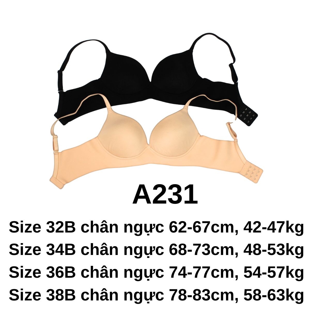 A231- Áo ngực ko gọng