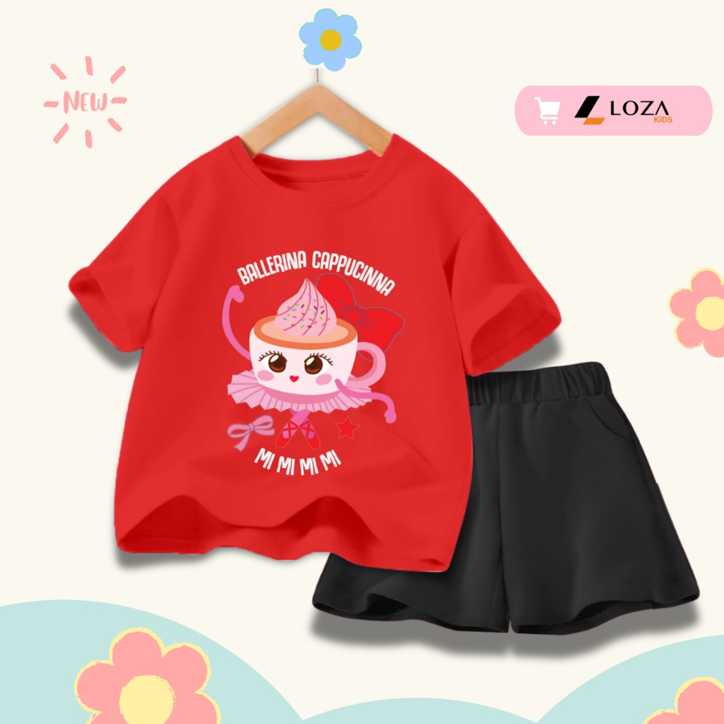 Bộ đồ bé gái in hình 'Ballerina Cappucinna' - Loza Kids SB412_thumbnail_7