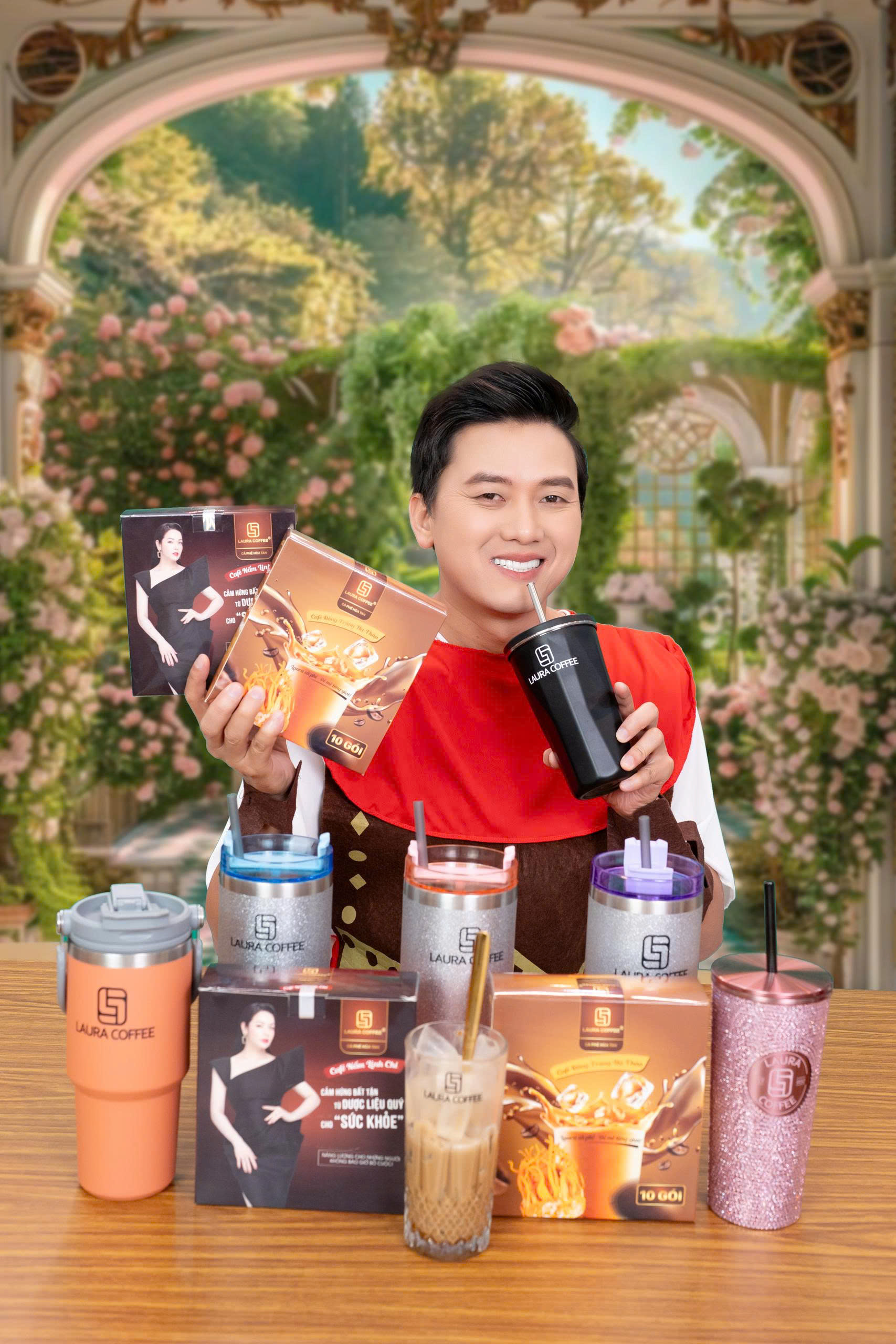 Combo 6 Hộp Cà phê Tặng 1 Bình giữ nhiệt 600ml