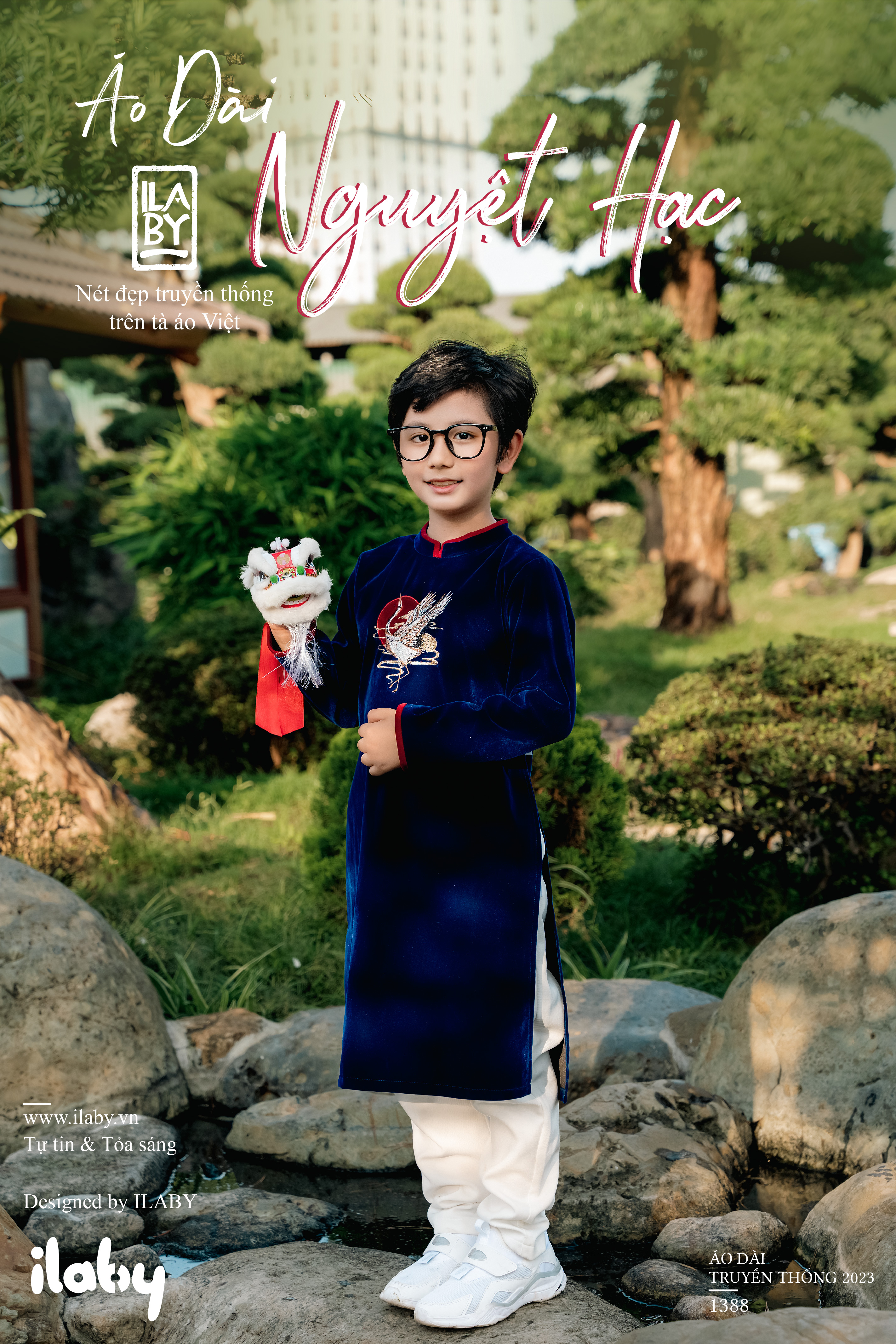 Áo dài nhung thêu nguyệt hạc_thumbnail_1