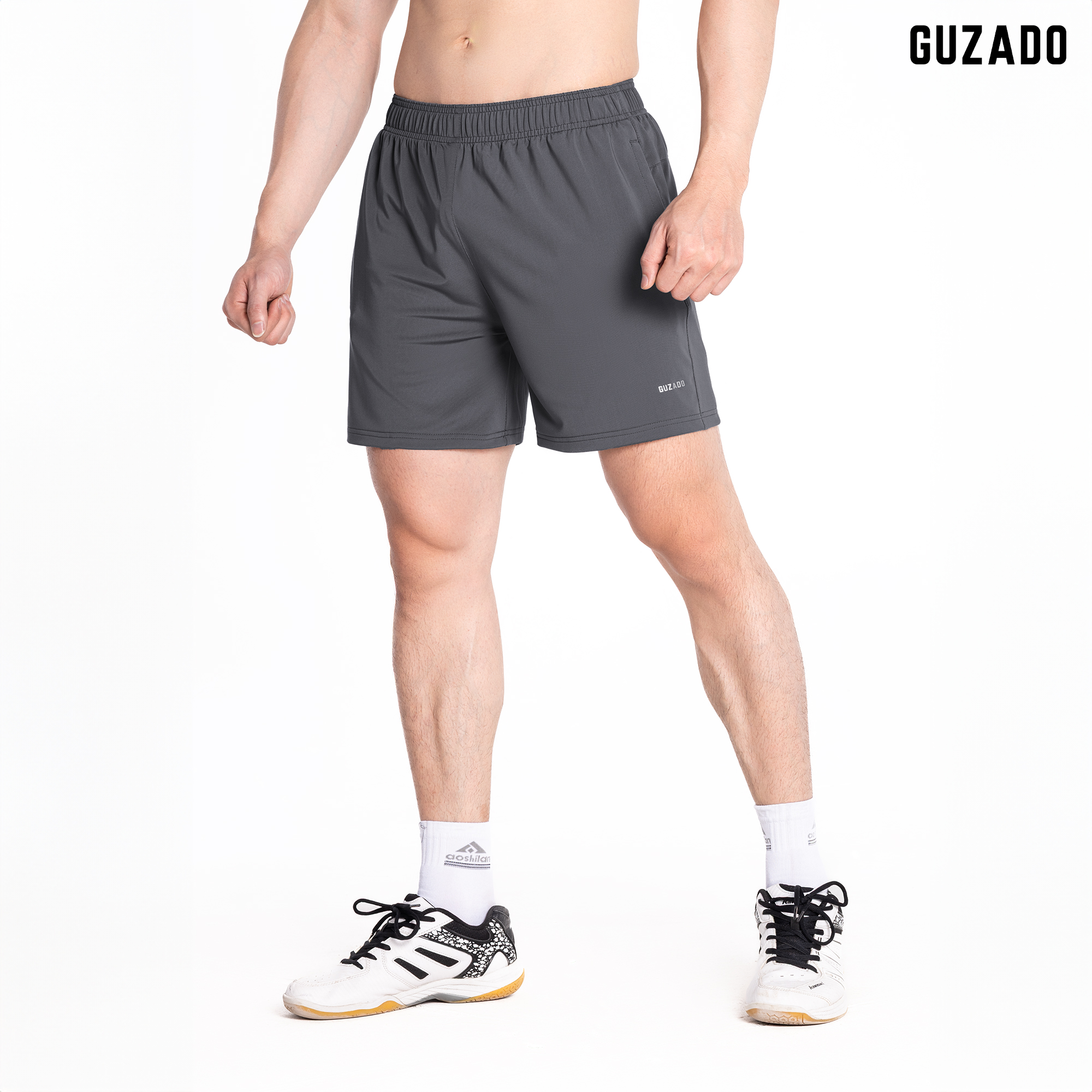 Quần Short Thế Thao GUZADO Chất Liệu Thun Lạnh GSR10