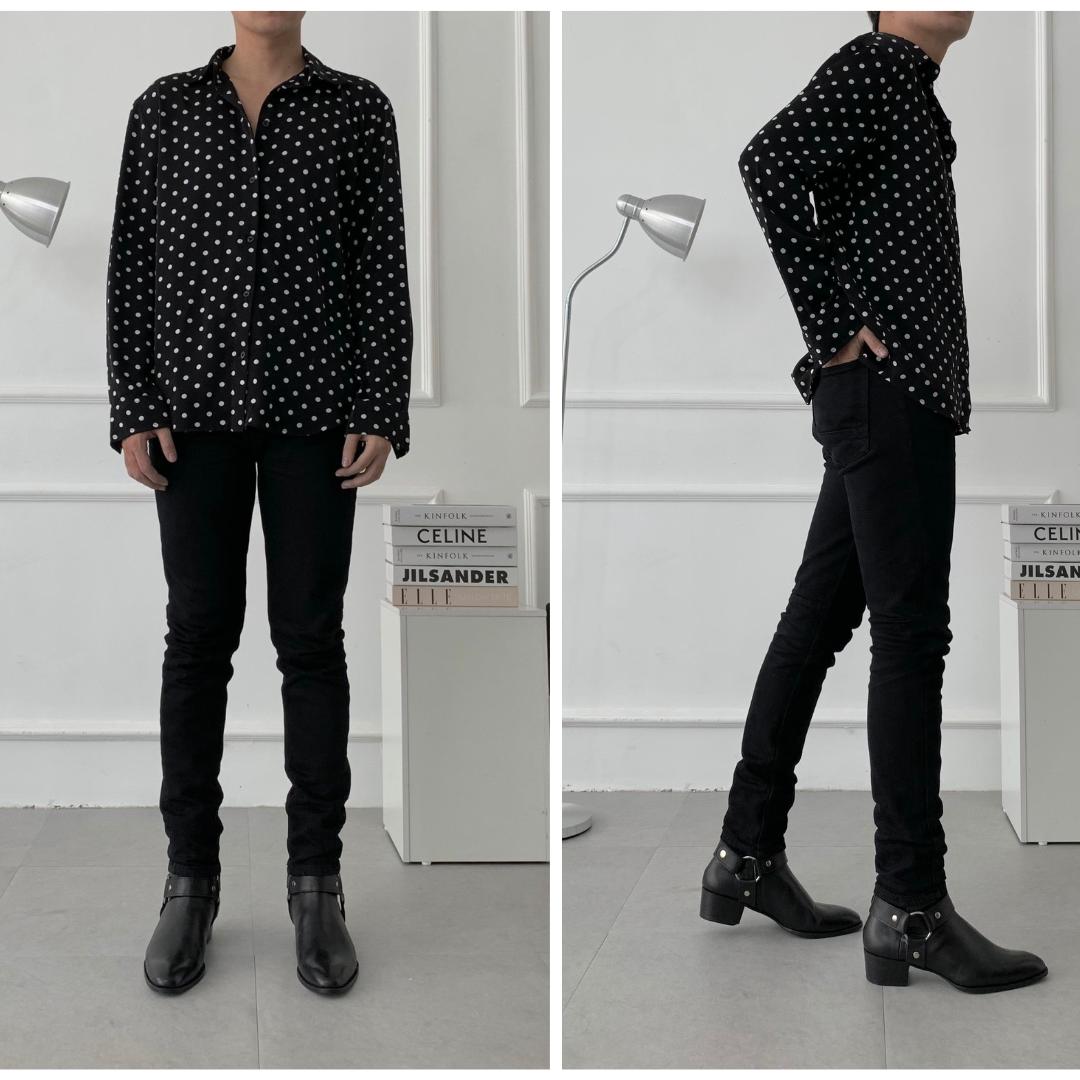 Quần Skinny Jeans đen trơn, Nhập khẩu chính hãng | Black Skinny Jeans_thumbnail_6