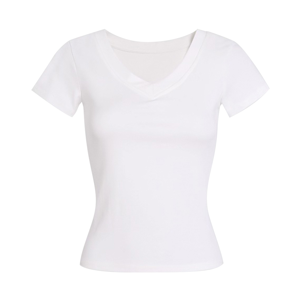 Áo thun ôm body cổ tim nữ tính tôn dáng AT00041 Beezy chất liệu visco co giãn thoải mái_thumbnail_0