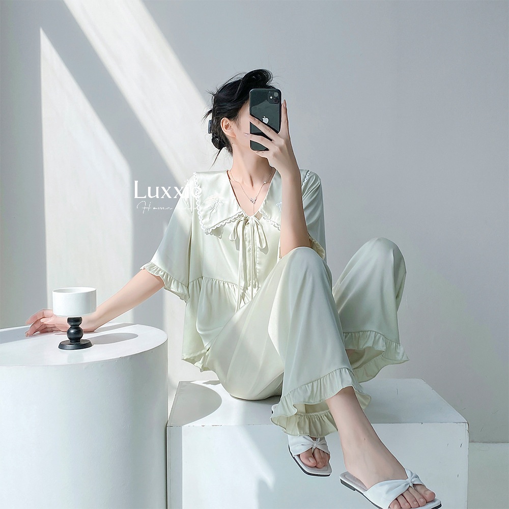 N89B Pijama lụa dáng babydoll cộc tay_thumbnail_10