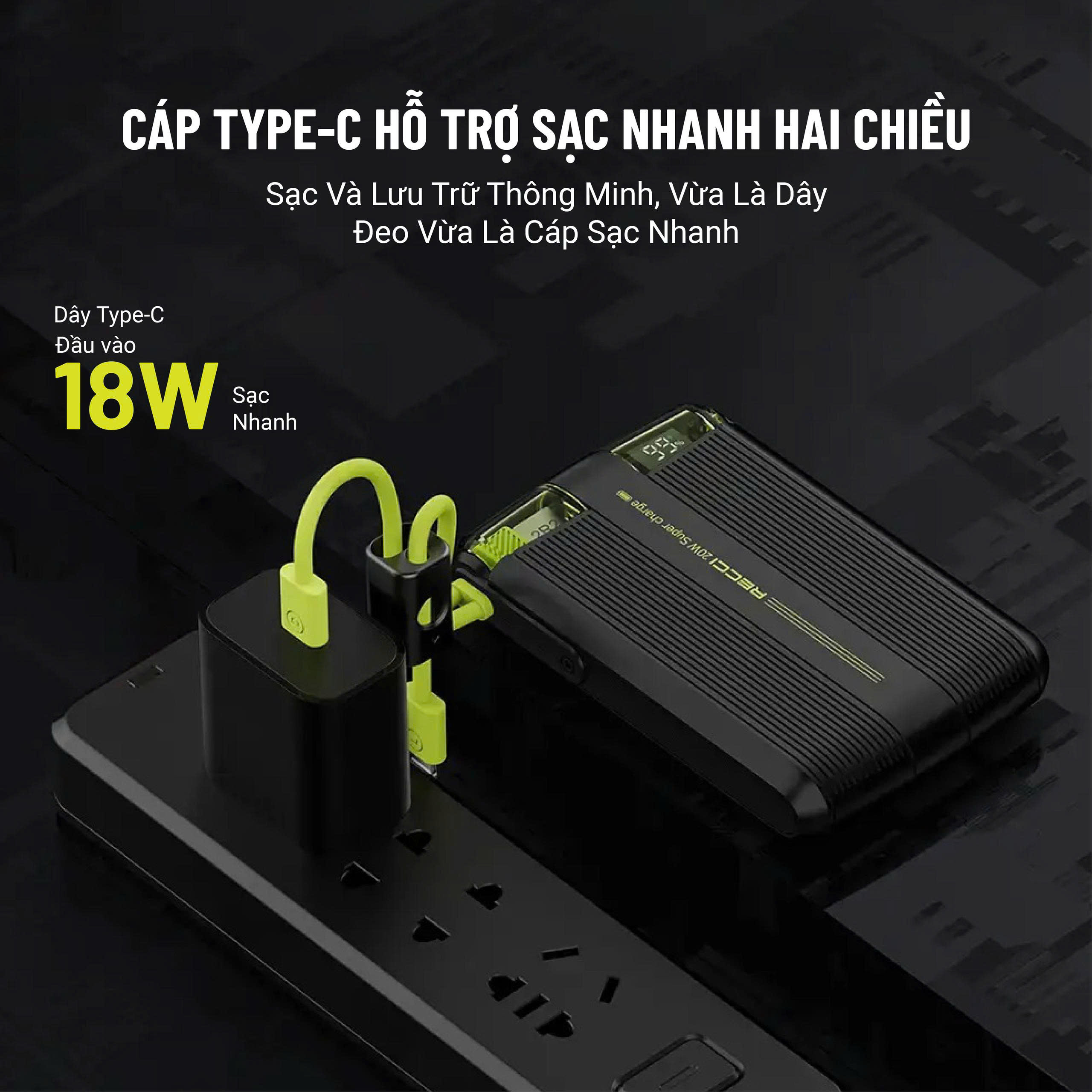 Sạc Dự Phòng Recci  ( 10000mah )_thumbnail_19