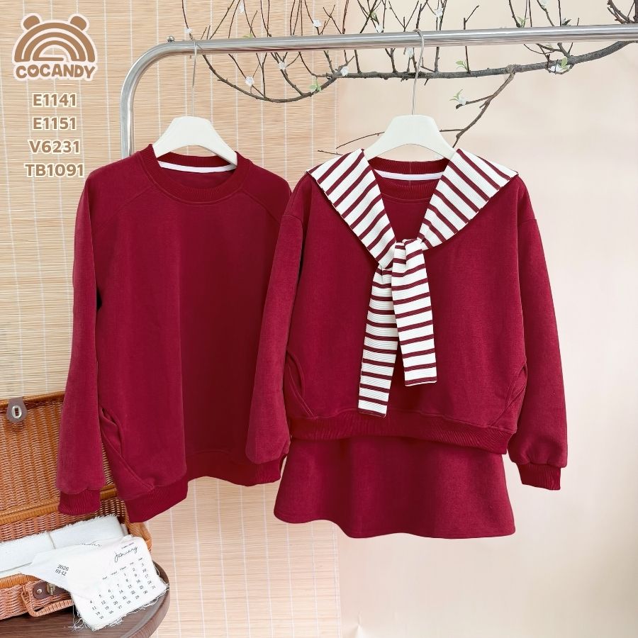 Áo dài nỉ ĐỎ trơn NỮ_thumbnail_3