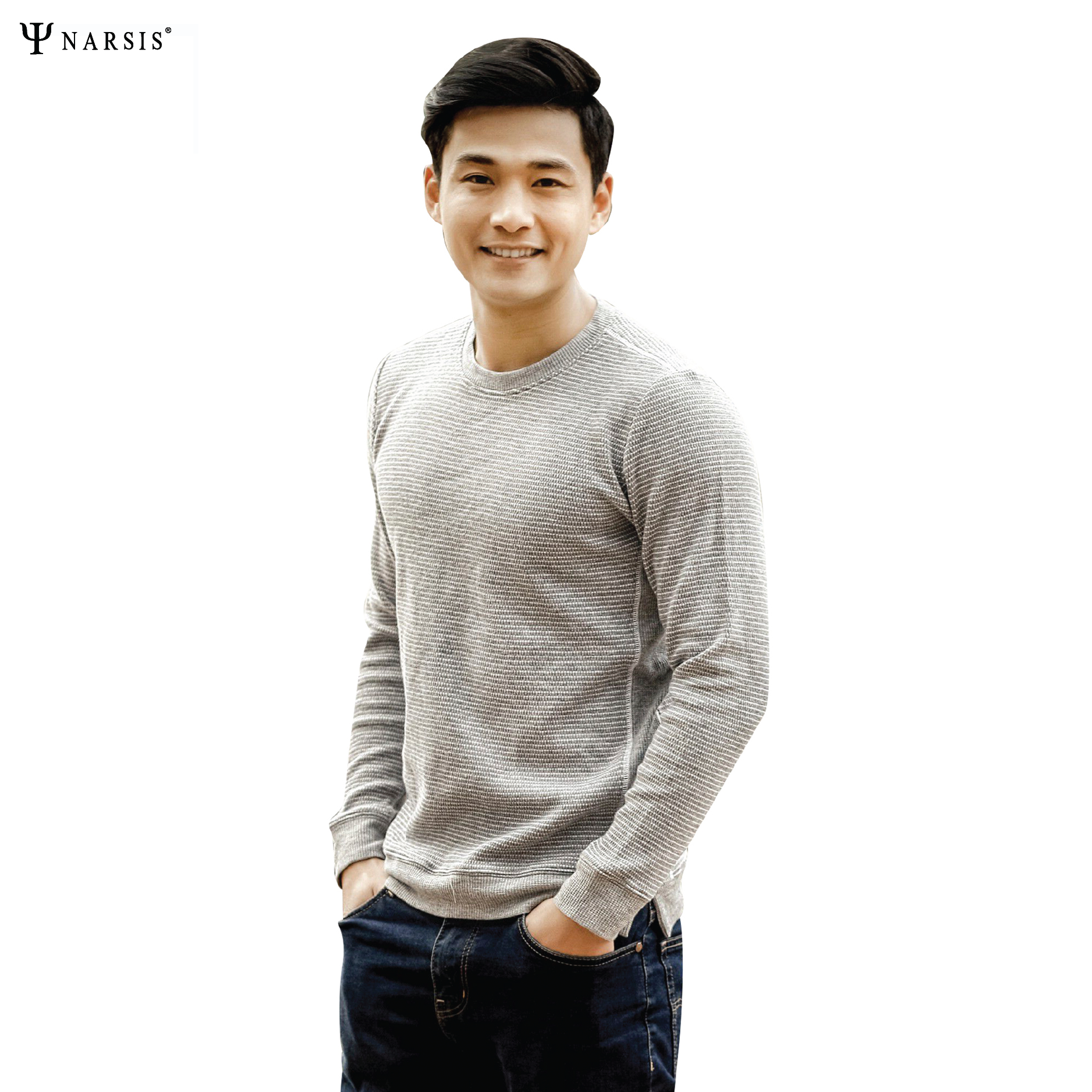 ÁO NAM THU ĐÔNG D7086 NARSIS CHẤT LIỆU THOÁNG MÁT, DỄ CHỊU, THOẢI MÁI CẢ NGÀY, DỄ VẬN ĐỘNG_thumbnail_2