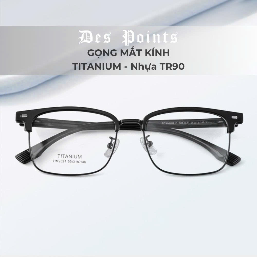 Gọng Kính Titanium & TR90 cao cấp, form nam, Gọng kính thay được mọi loại tròng_thumbnail_0