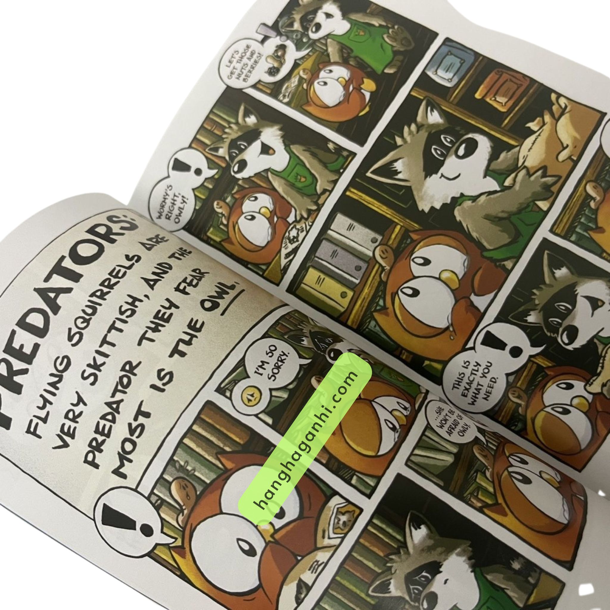 Comic Big-Eyed Owl Owly, bộ 4 cuốn truyện tranh dành cho trẻ em_thumbnail_6