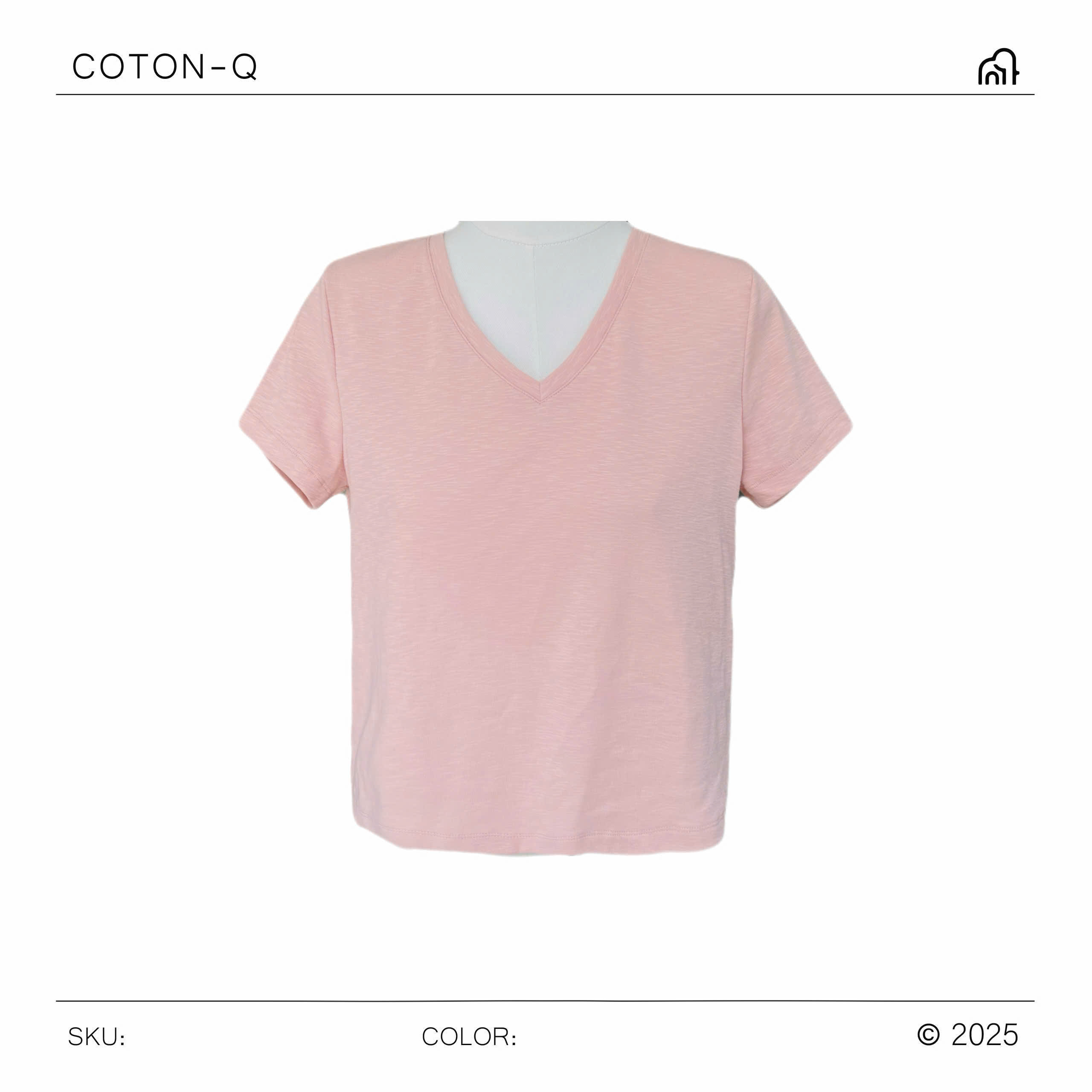 Áo thun xước cổ tim ( ĐEN ) - TRỘN CHIỀU DÀI_thumbnail_6