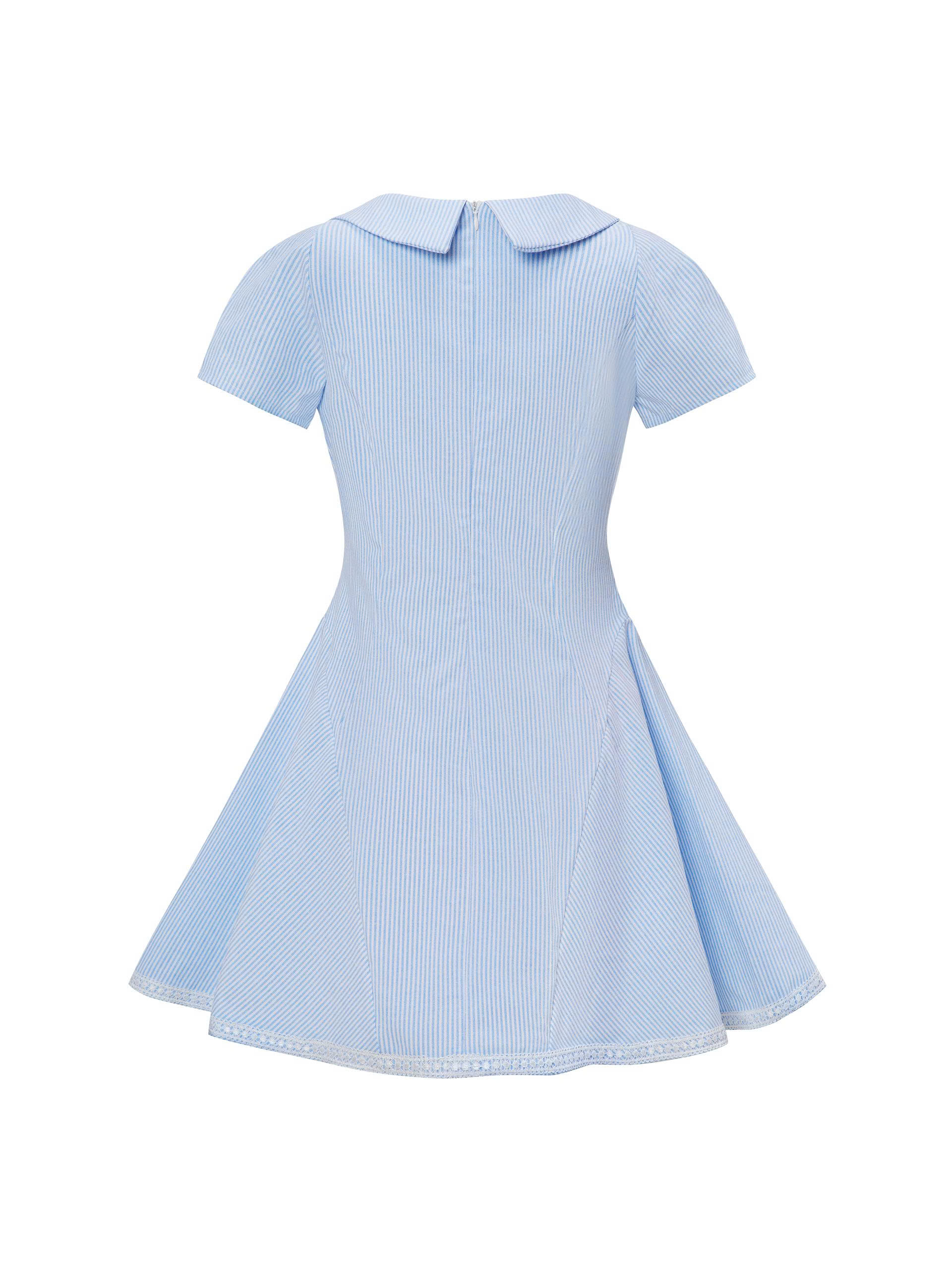 Đầm cổ phối ren kiểu bigsize DA173 dành cho nàng từ 55-95kg_thumbnail_2