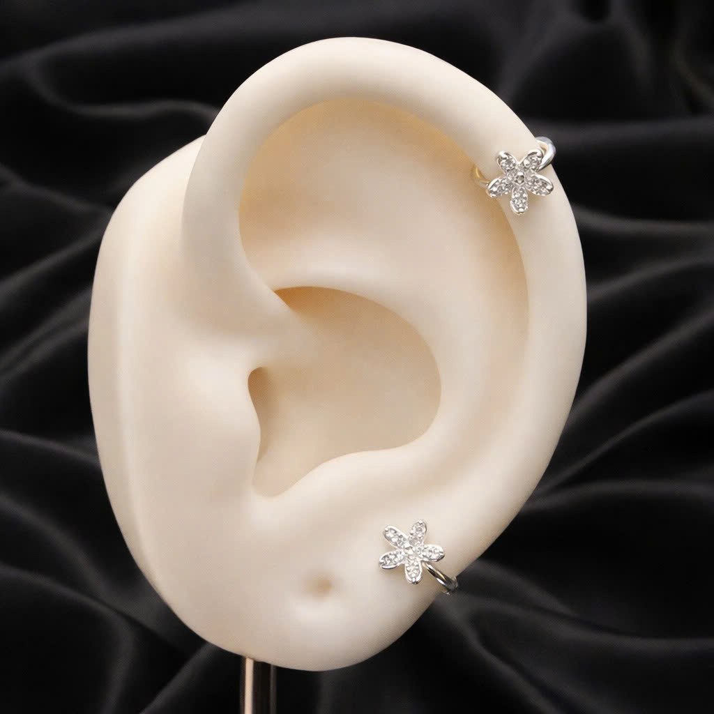 Khuyên vòng bạc xi kim hoa 5 cánh đính đá_thumbnail_3