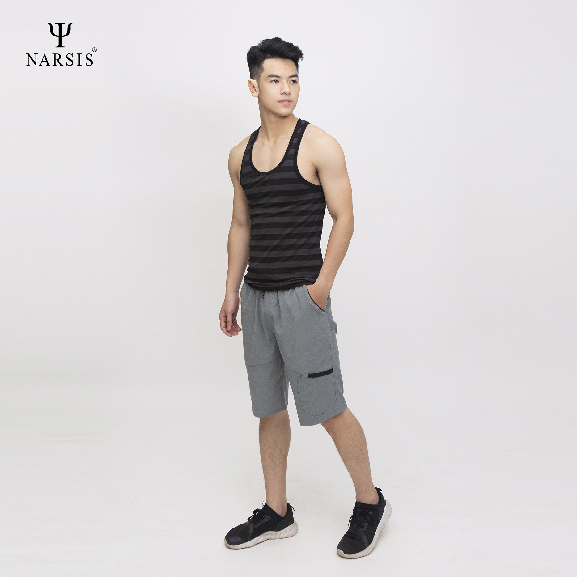 ÁO MAY Ô NAM D4067 NARSIS VẢI COTTON MỀM MẠI, CO GIÃN TỐT, VẢI THOẢI MÁI VẬN ĐỘNG, HÚT ẨM TỐT_thumbnail_0