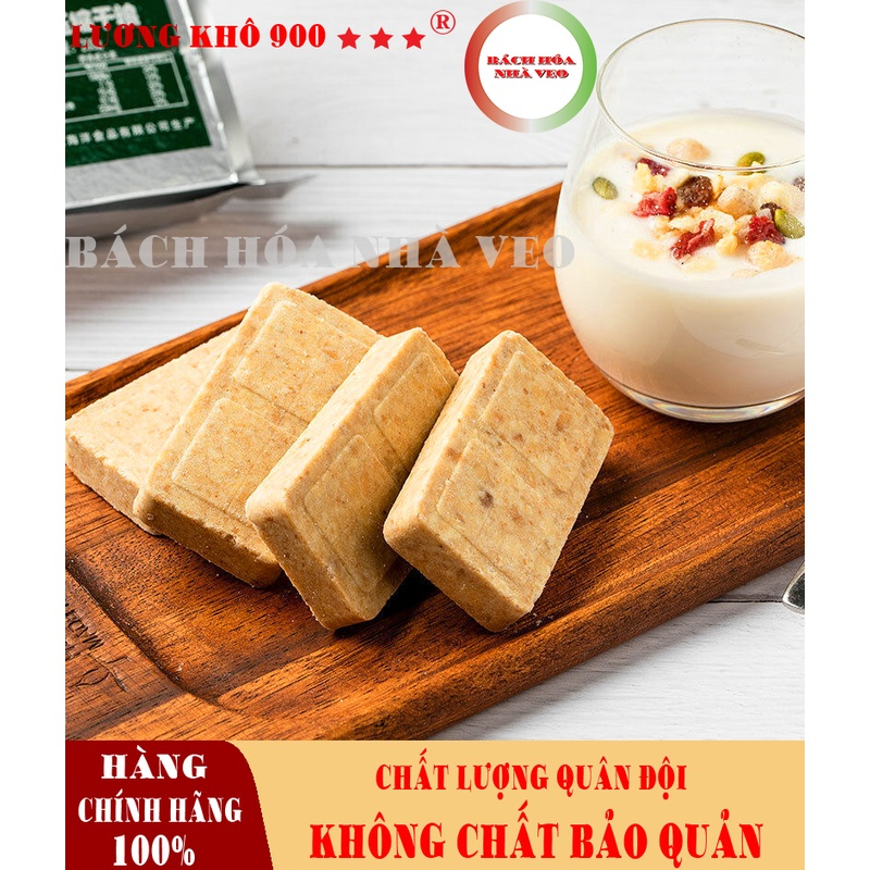 Lương Khô Quân Đội Trung Quốc, Lương Khô 900 Ba Sao, Thùng 4KG, Hàng Chính Hãng_thumbnail_3