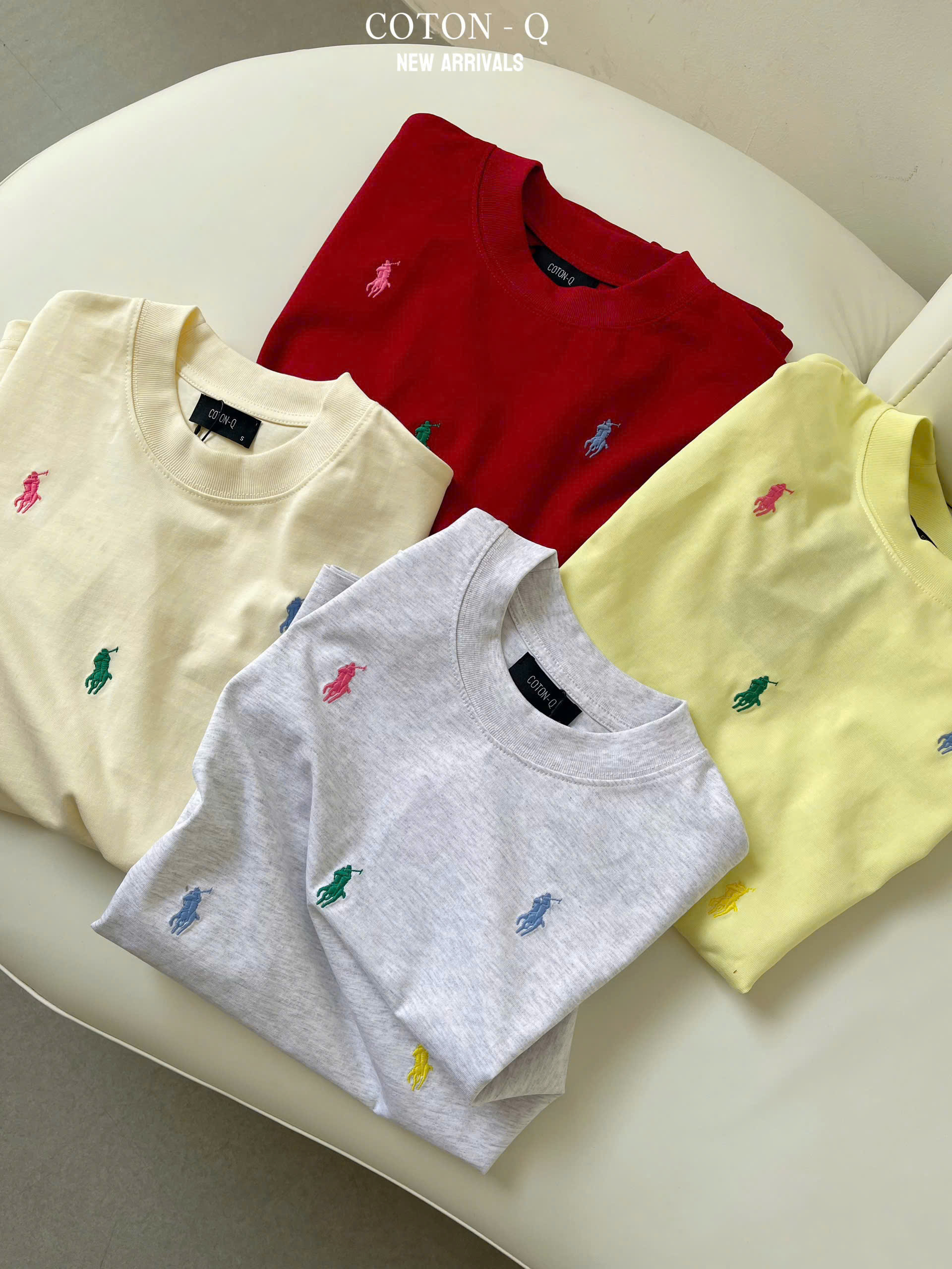 Áo thun thêu ngựa ( NGẪU NHIÊN )_thumbnail_2