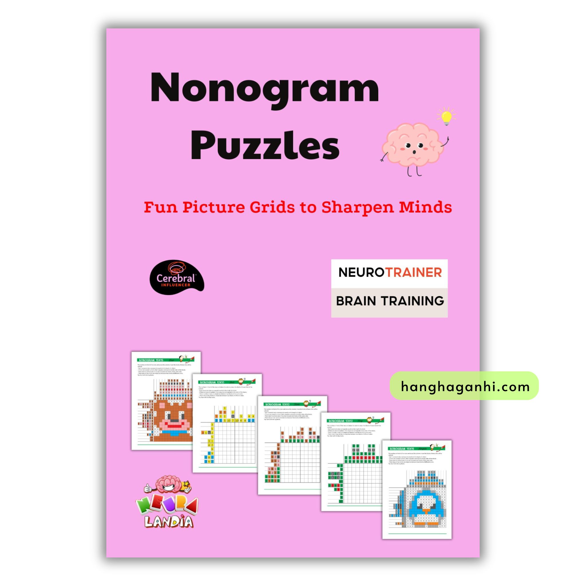 Nonogram Brain Booster Neurotrainer, Sách tư duy cho bé_thumbnail_0