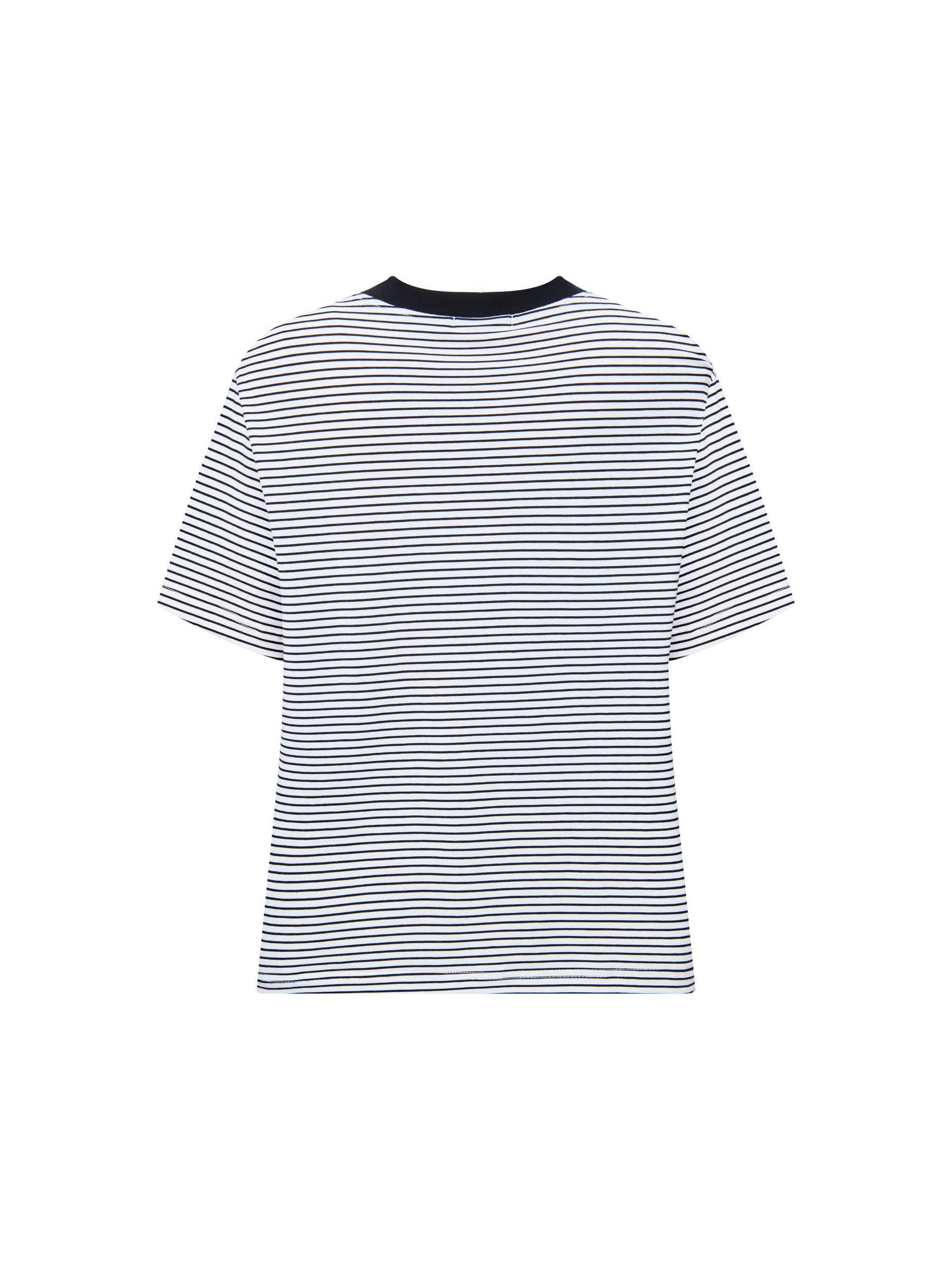 BIGSIZE -Áo thun sọc kiểu phối viền bigsize AK089 dành cho nàng béo