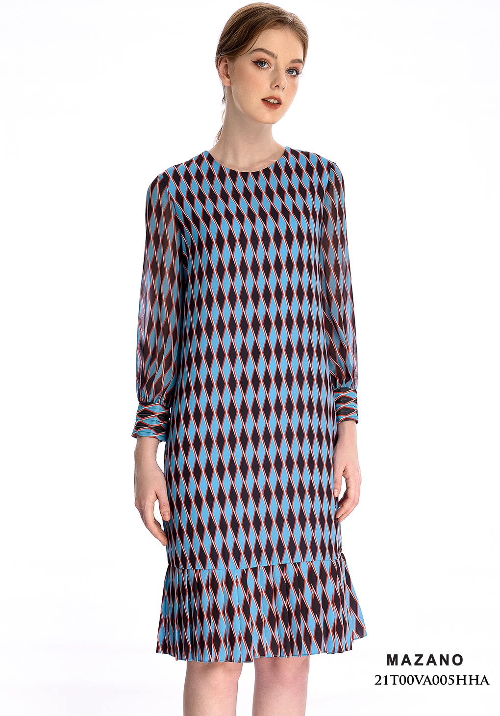 Đầm xanh họa tiết chân dập ly_thumbnail_3