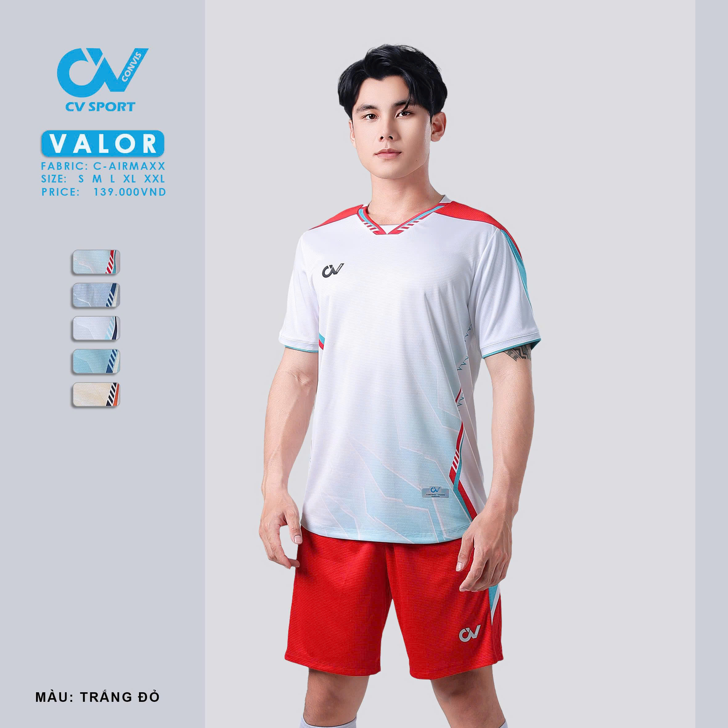 Bộ bóng đá không logo CV Valor (CHỈ NHẬN ĐẶT TỪ 6 BỘ)_thumbnail_1