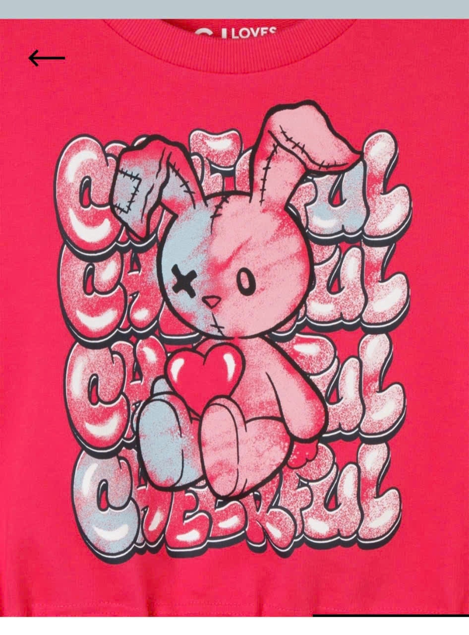 Áo tay dài rút dây xịn bé gái ( VÀNG )_thumbnail_3