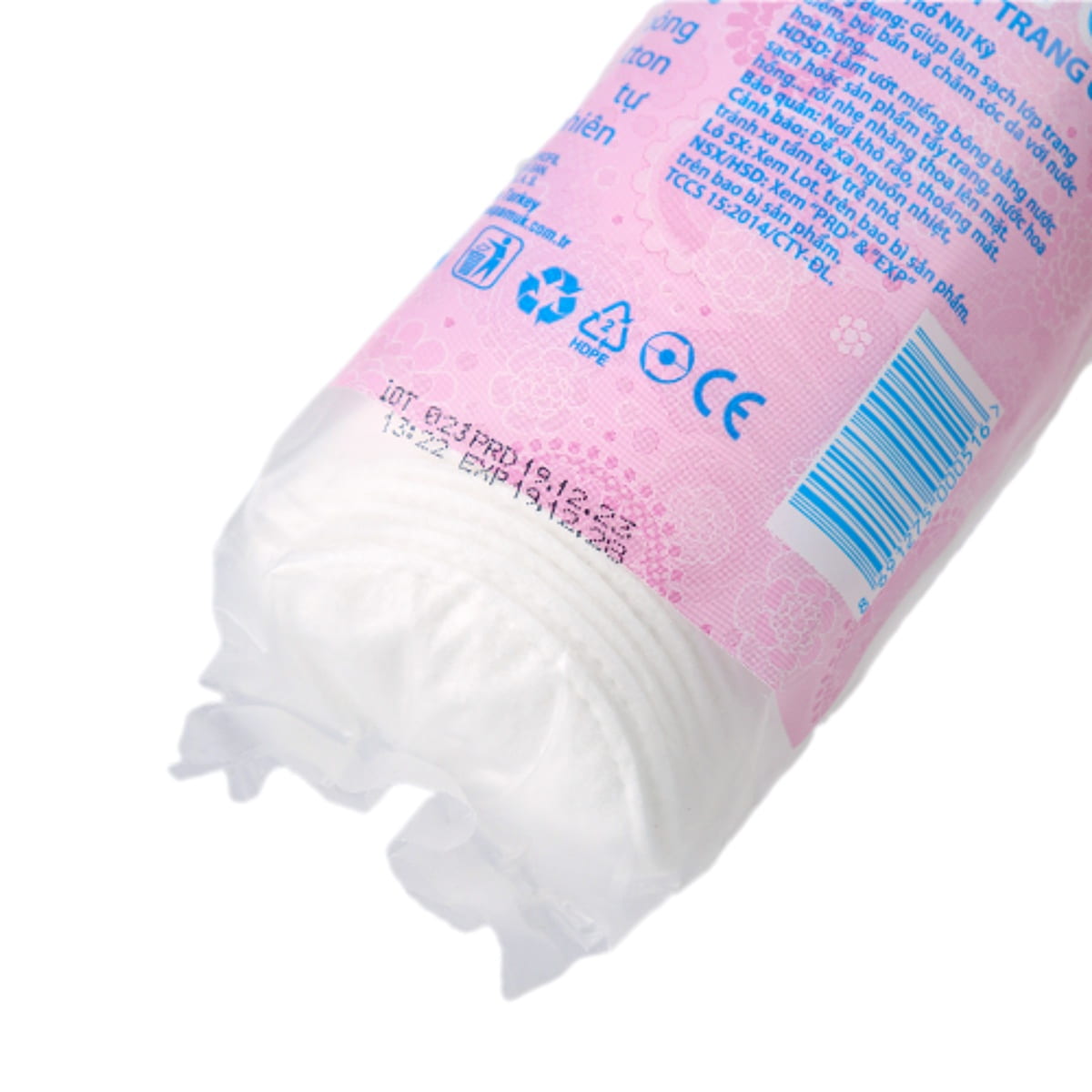 Bông tẩy trang Ipek siêu mềm mịn Cotton Pads 100 + 30 miếng_thumbnail_2