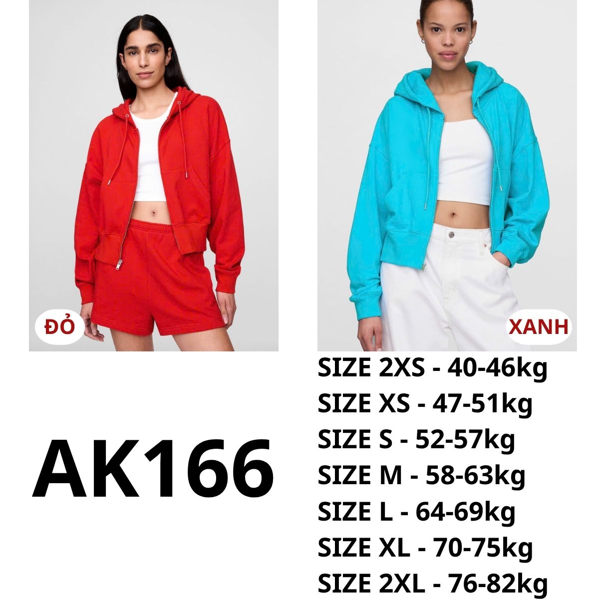 AK166- Áo khoác Gấp