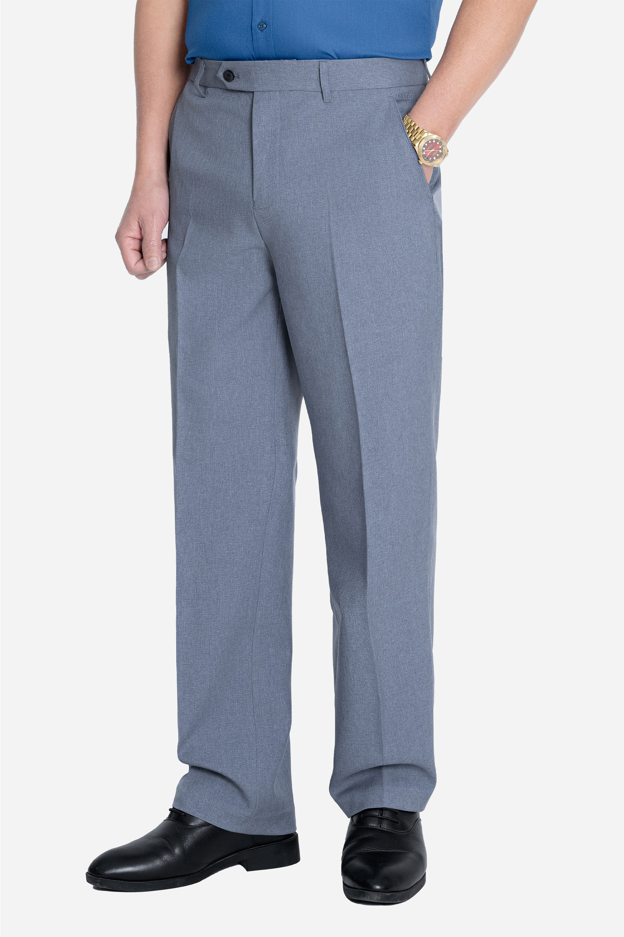 Quần Âu 0 Li Nam Trung Niên ANCHI Chất Liệu Cafe Phom Suông Ống Rộng Màu Be_thumbnail_46