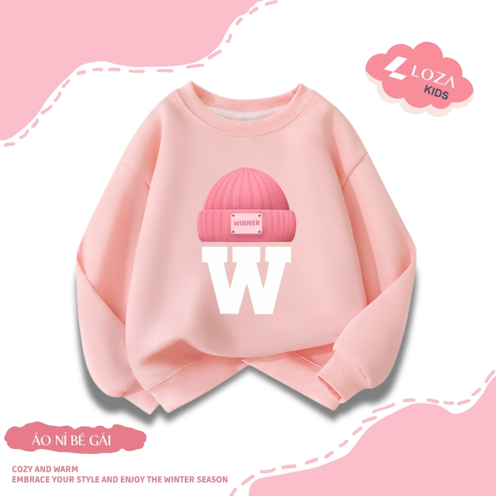 Áo sweater bé gái in nhiều hình dễ thương -  Loza Kids IN001_thumbnail_7