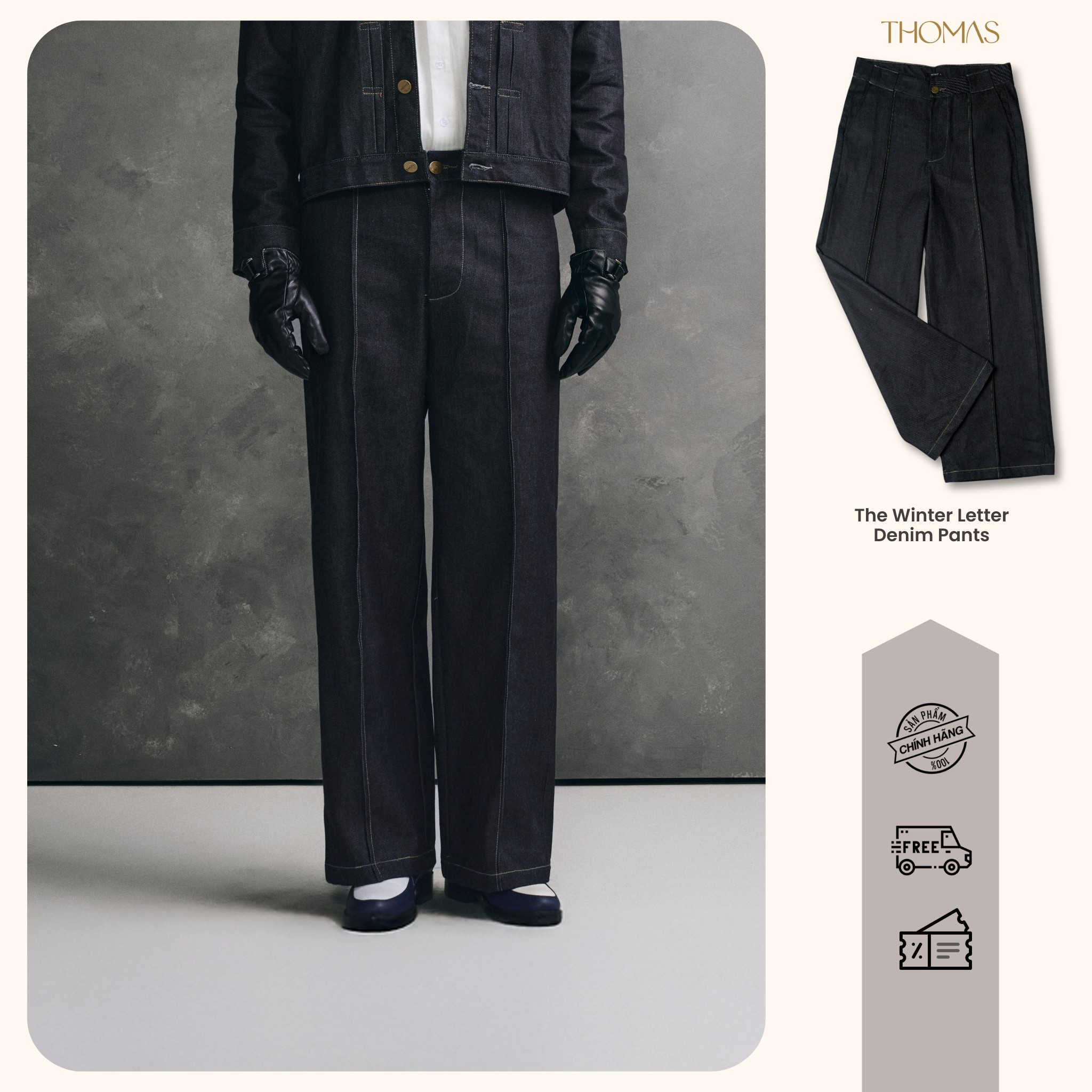 Quần Dài Faded Ink Vải Denim Form Straight_thumbnail_9