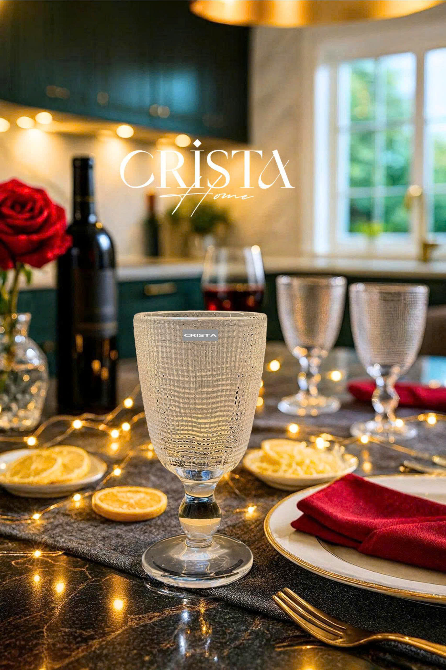 Bộ 6 ly thủy tinh CRISTA HOME vân lưới dập nổi 240 ml_thumbnail_20