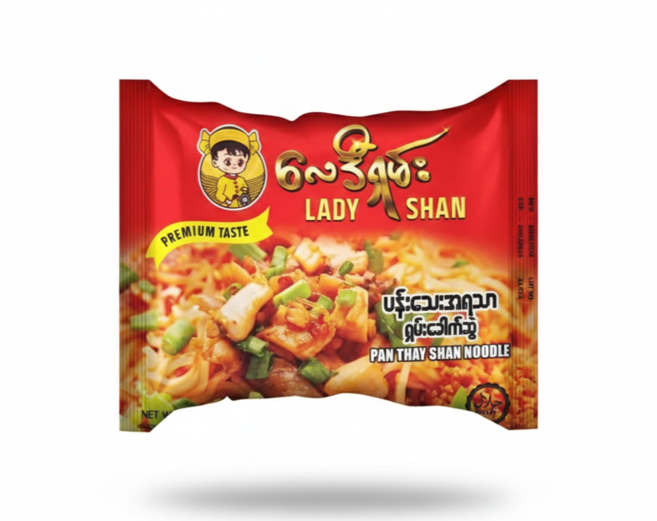 လေဒီရှမ်း ပန်းသေးရှမ်းခေါက်ဆွဲ