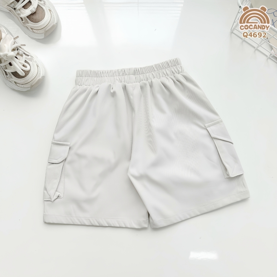 Quần cộc(form lửng) kaki BE túi hộp 2 bên