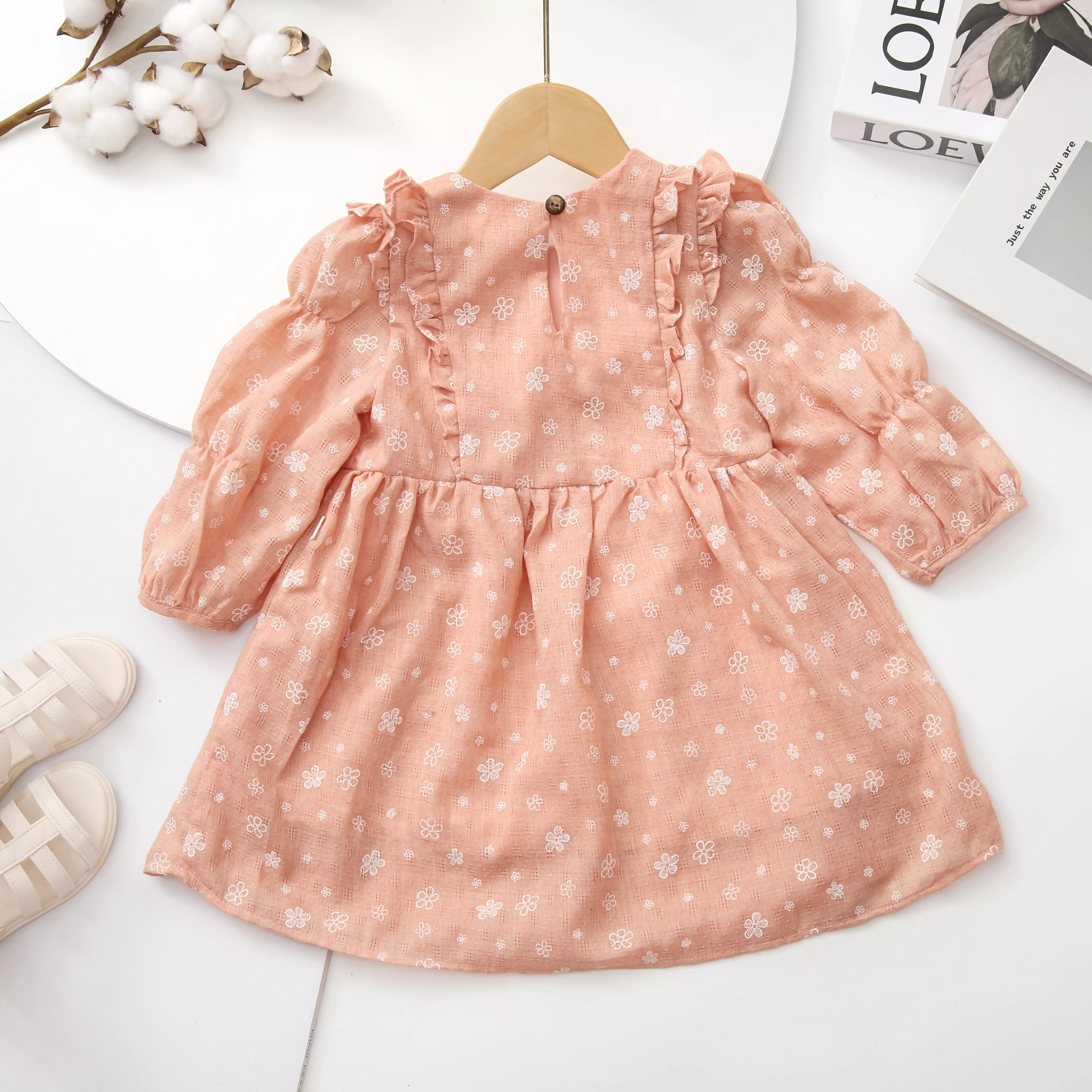 Váy cổ  tròn vai cánh tiên_thumbnail_1