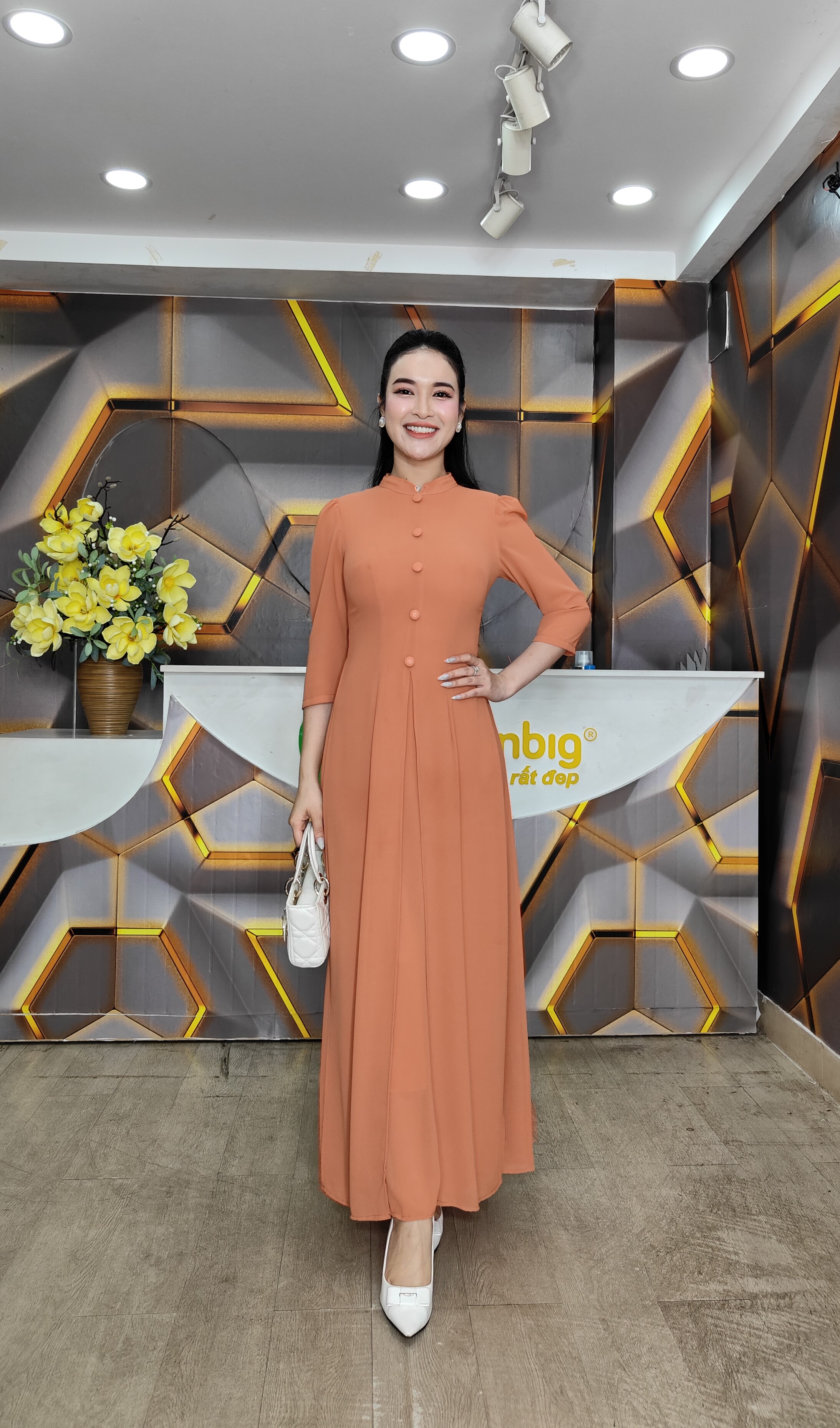 Đầm giả áo dài - Y1477 - Thương hiệu Zonbig_thumbnail_2