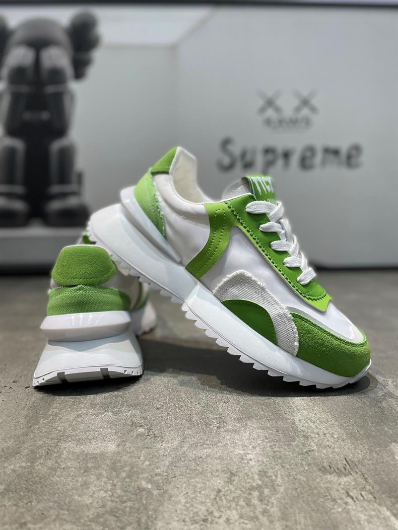 GA338 - Giày nam retro đế dày da phối vải lụa đá phong cách châu Âu thời trang thu 2024_thumbnail_6