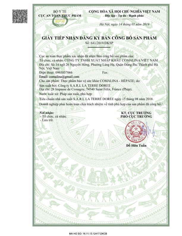 COMALINA HÉPATE Hỗ trợ chức năng gan, giải độc gan và bảo vệ gan_thumbnail_4