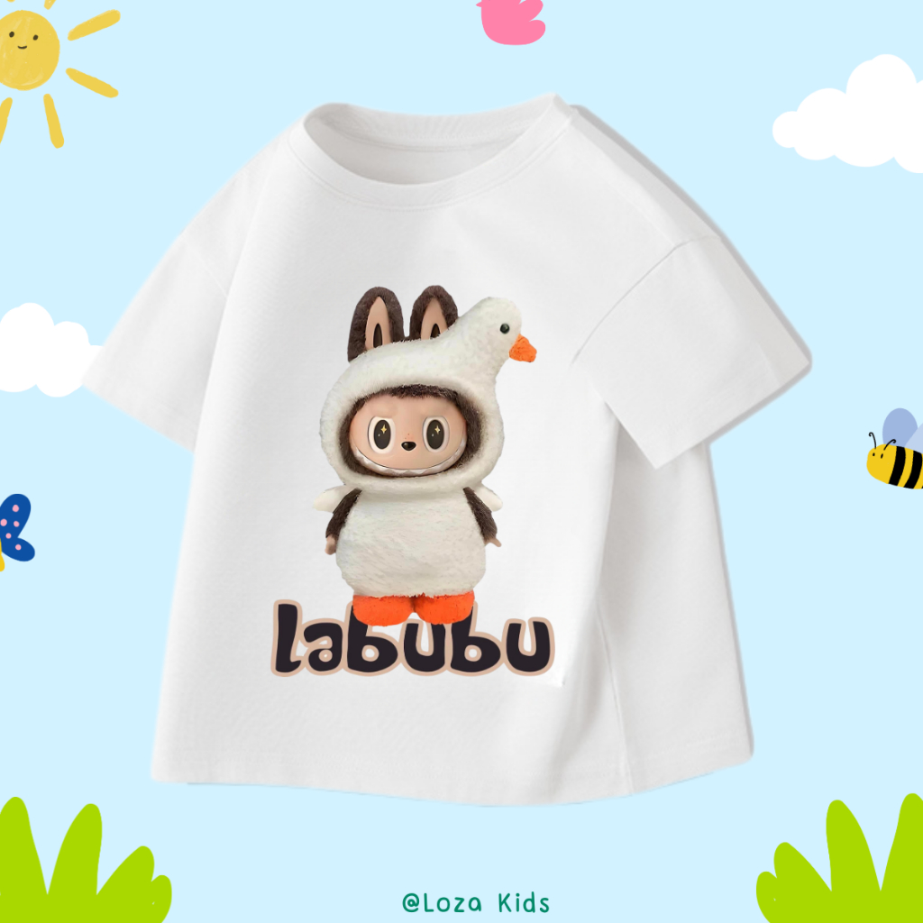 Áo thun bé trai in hình  Labubu  - Loza Kids AT2793