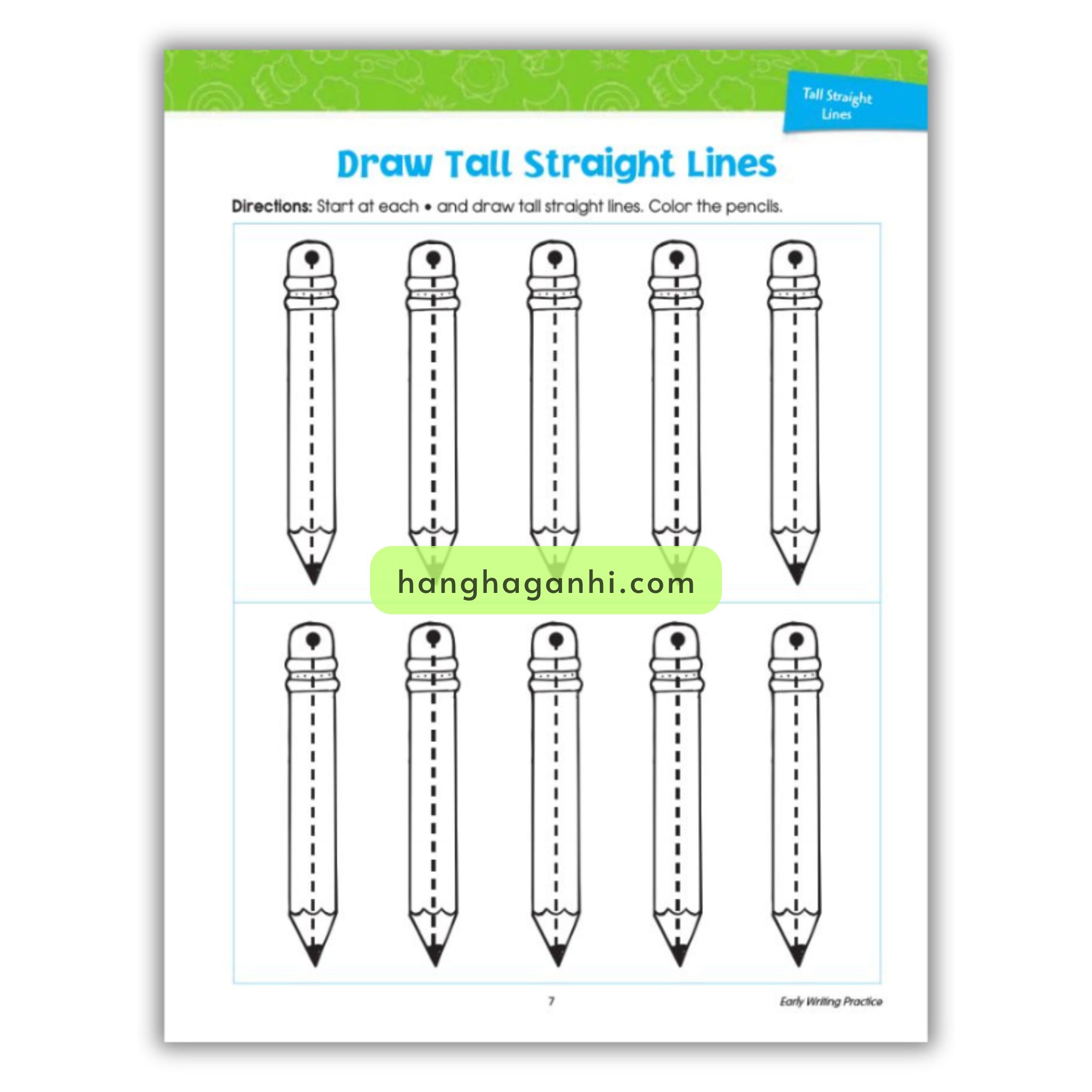 Spectrum 3+ Early Writing Practice Basic Beginnings, sách Mỹ cho bé_thumbnail_5